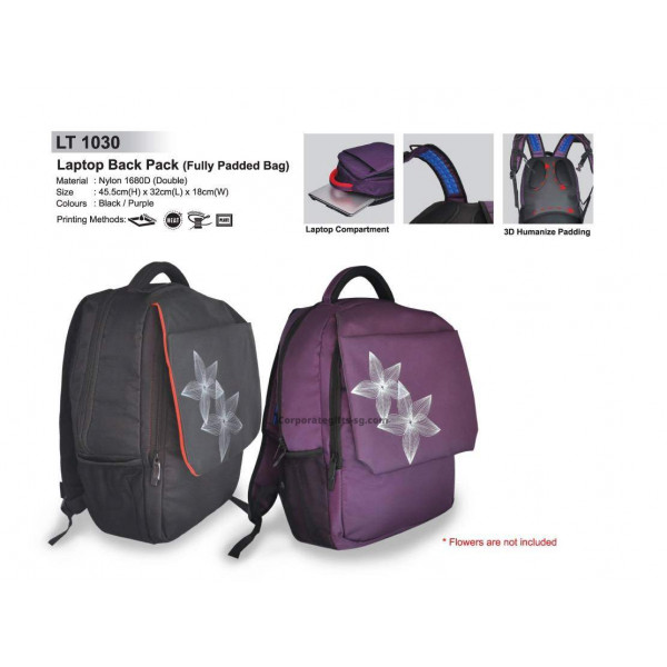  LT 1030 Laptop Back Pack (Fully Padded Bag)	